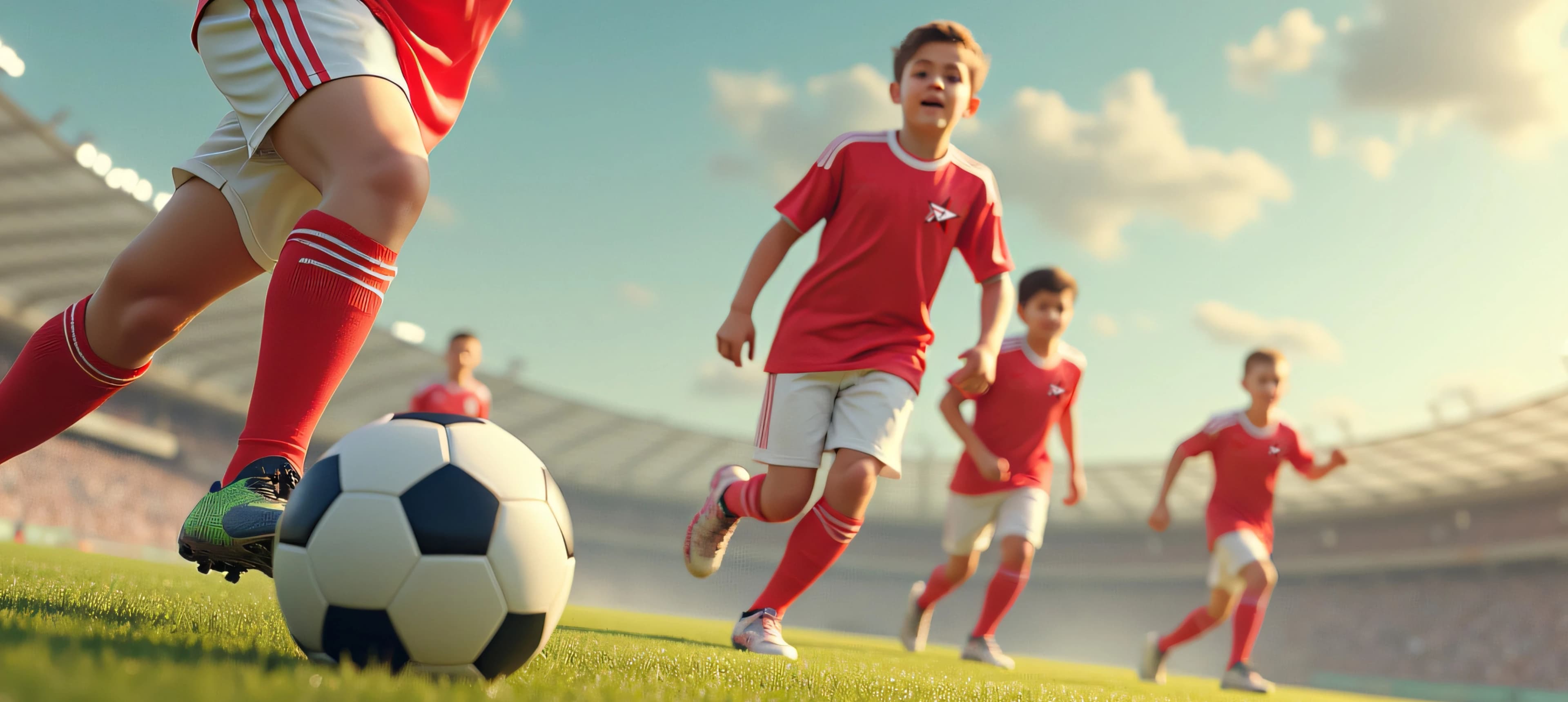 ottawa stars hero image of youth playing soccer