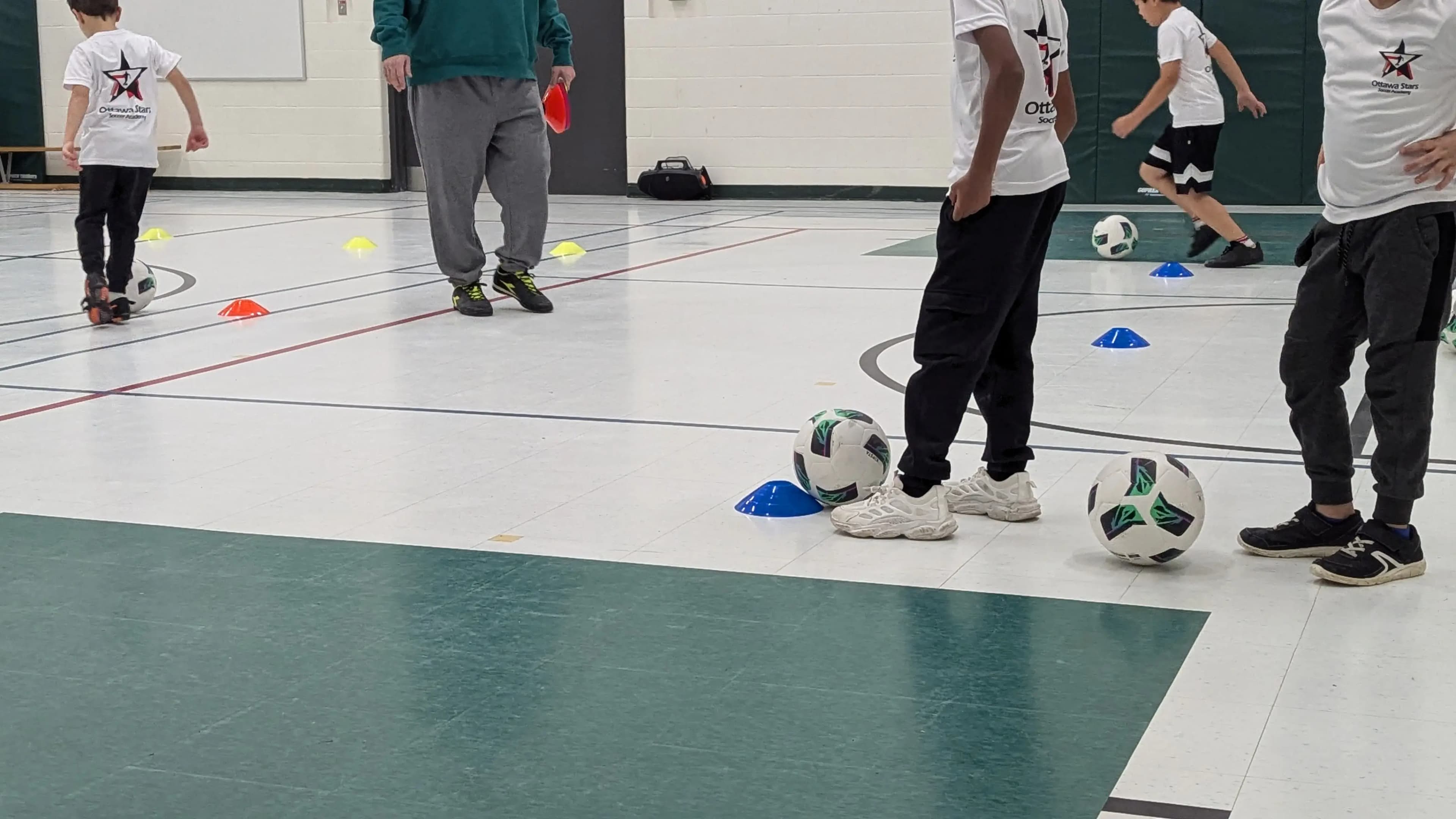 kids playing soccer